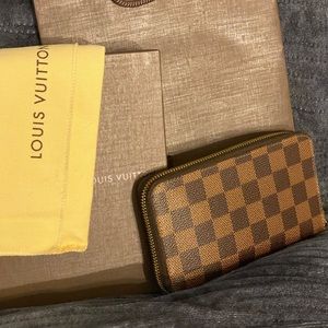 Authen Louis Vuitton DE Compact Zippy Wallet